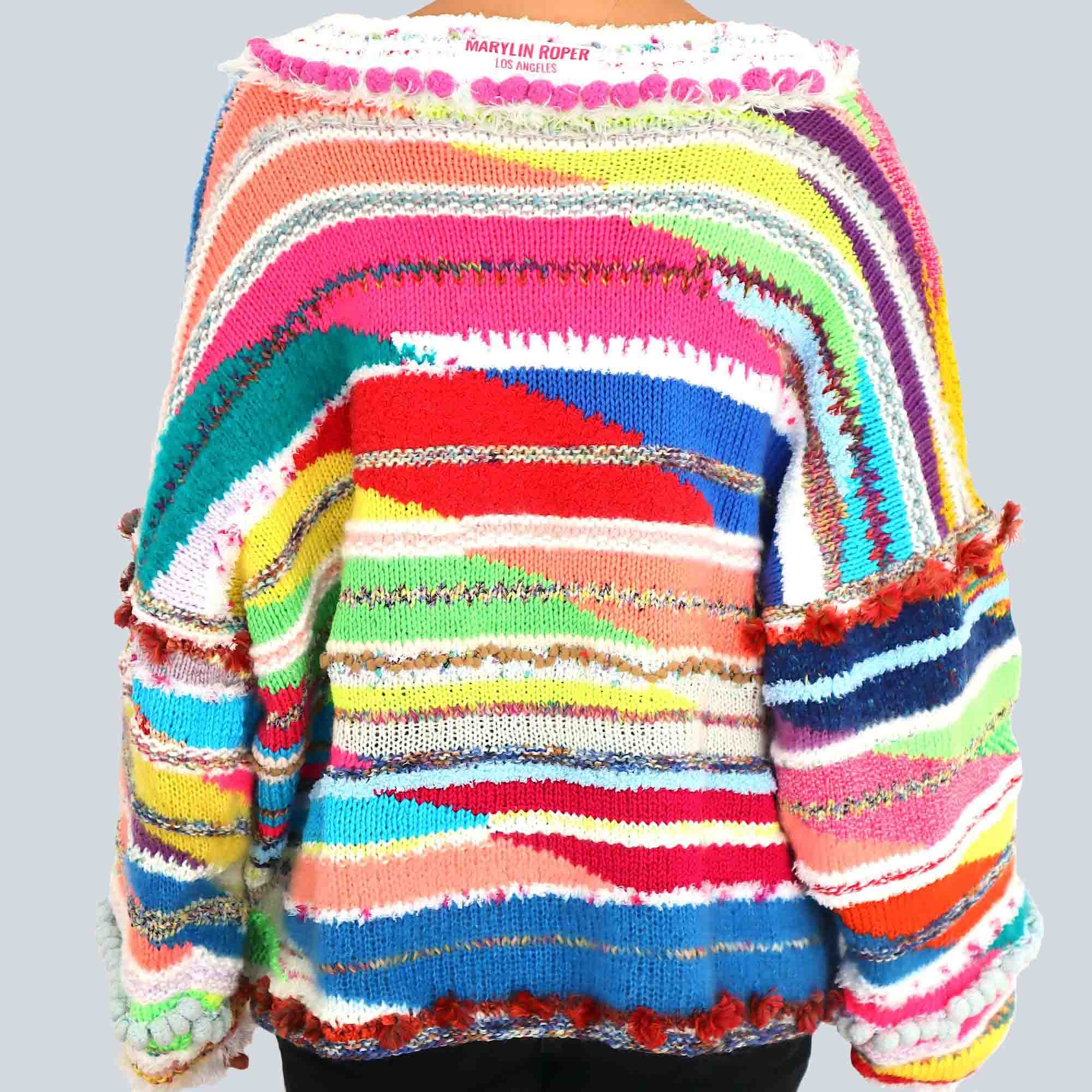 Venice Fancy Neon Sweater Size S-L - MARYLIN ROPER